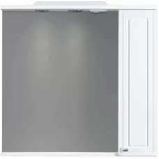 Зеркало со шкафом Dorff Comfort 75 R M97MPR0751WG с подсветкой Белое