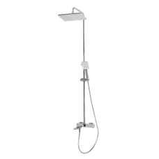 Душевая стойка со смесителем и изливом BelBagno ARDENTE-VSCM-CRM
