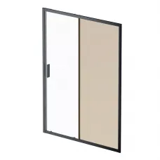 Дверь душевая в нишу AM.PM Gem W90G-150-1-195BBr Стекла прозрачное, бронзовое; профиль черный