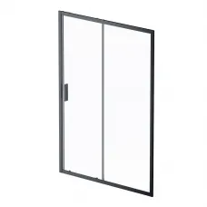 Душевая дверь AM.PM Gem 140 W90G-140-1-195BT профиль Черный матовый стекло прозрачное