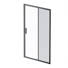 Душевая дверь AM.PM Gem 120 W90G-120-1-195BG профиль Черный матовый стекло тонированное-прозрачное